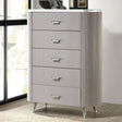 Aldridge Light Gray Chest by Furniture of America at Eve Furniture