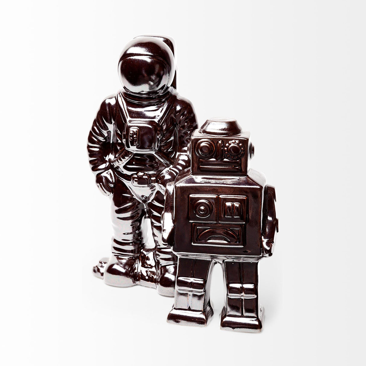 Aldrin 4L x 4W Bronze Electroplated Astronaut by Mercana at Eve Furniture