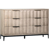Aldwell Dresser, Light Grey Wash by Dovetail at Eve Furniture