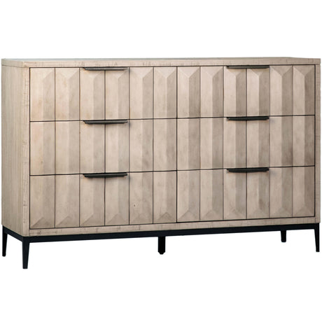Aldwell Dresser, Light Grey Wash by Dovetail at Eve Furniture