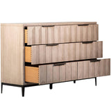 Aldwell Dresser, Light Grey Wash by Dovetail at Eve Furniture