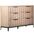 Aldwell Dresser, Light Grey Wash by Dovetail at Eve Furniture