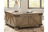 Aldwin Gray Coffee Table and 2 End Tables by Ashley at Eve Furniture