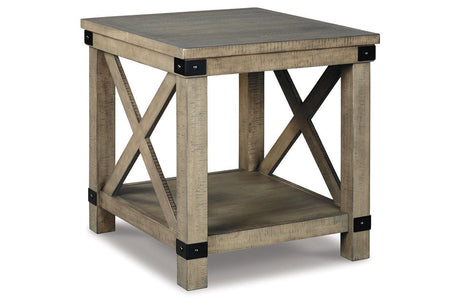 Aldwin Gray Coffee Table and 2 End Tables by Ashley at Eve Furniture