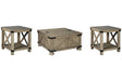 Aldwin Gray Coffee Table and 2 End Tables by Ashley at Eve Furniture