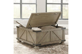 Aldwin Gray Coffee Table With Storage by Ashley at Eve Furniture