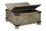 Aldwin Gray Coffee Table With Storage by Ashley at Eve Furniture