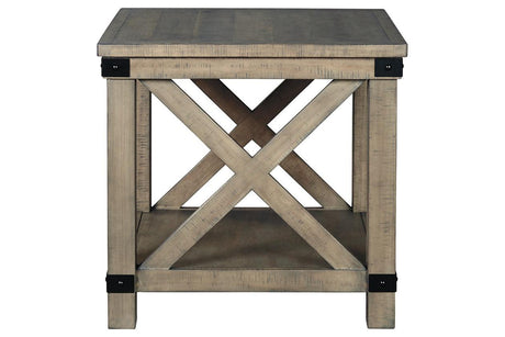 Aldwin Gray End Table by Ashley at Eve Furniture