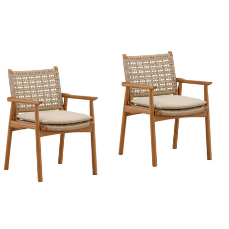 Alea Outdoor Dining Chair, Set of 2 by Dovetail at Eve Furniture