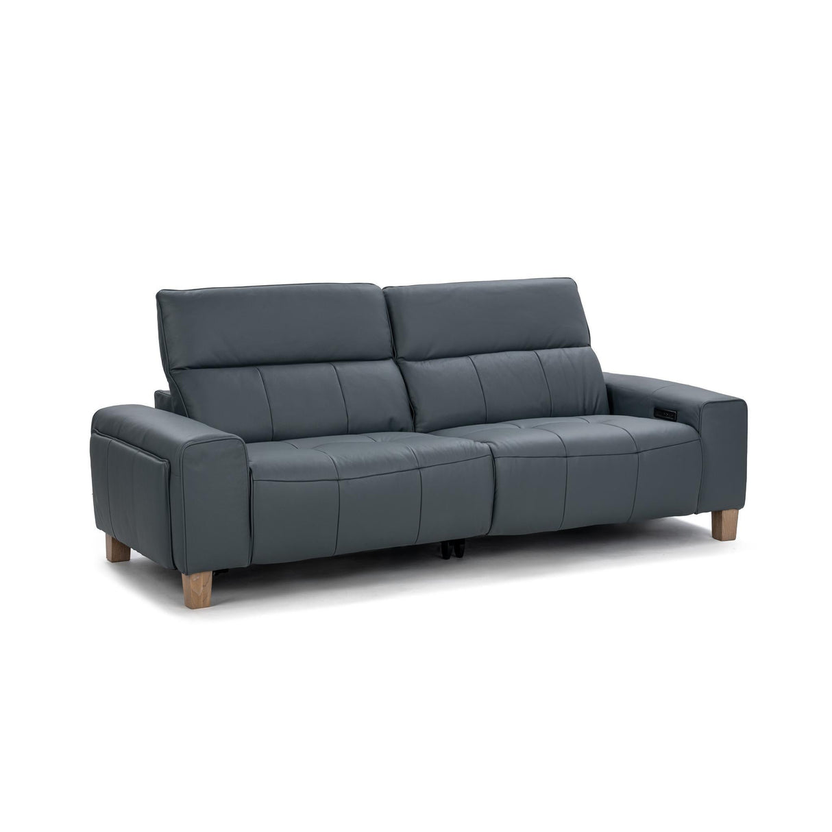 Alea Reclining Sofa - Smoke Blue by Classic Home at Eve Furniture