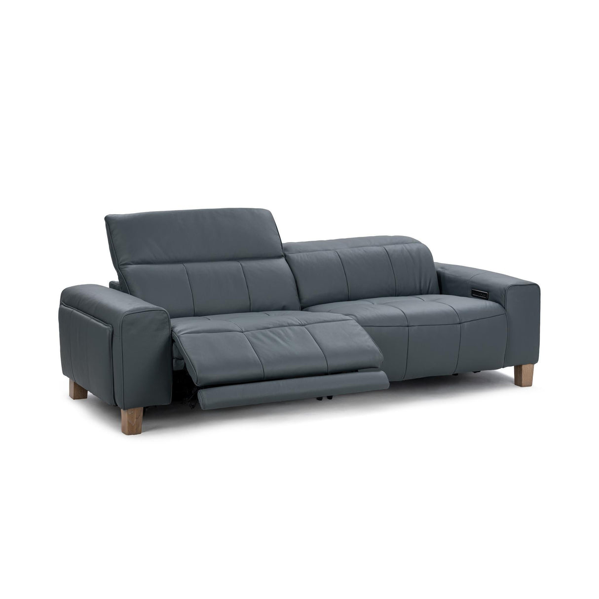 Alea Reclining Sofa - Smoke Blue by Classic Home at Eve Furniture