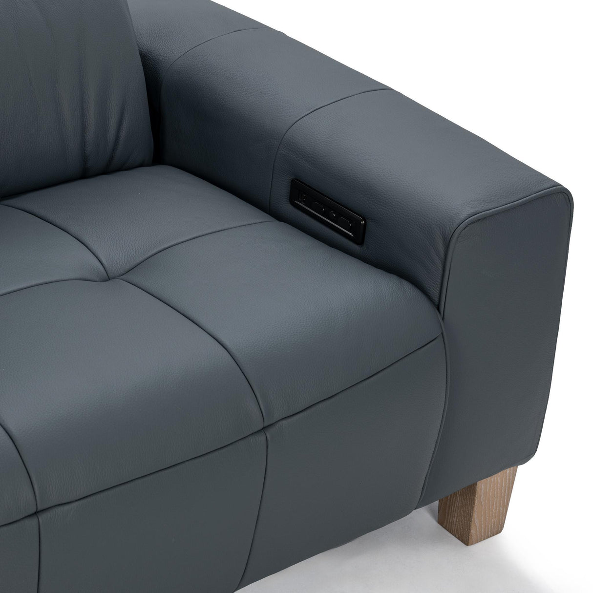 Alea Reclining Sofa - Smoke Blue by Classic Home at Eve Furniture