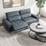 Alea Reclining Sofa - Smoke Blue by Classic Home at Eve Furniture