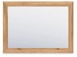 Aleaport Warm Brown Bedroom Mirror by Ashley at Eve Furniture