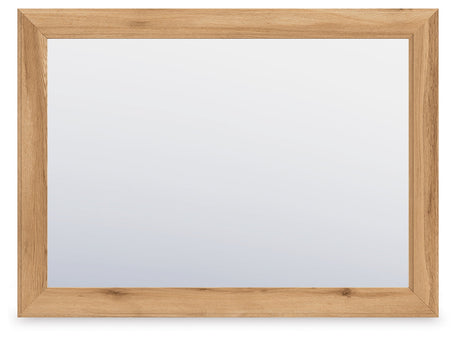 Aleaport Warm Brown Bedroom Mirror by Ashley at Eve Furniture