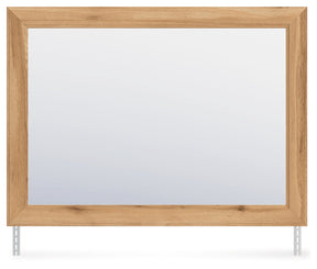 Aleaport Warm Brown Bedroom Mirror by Ashley at Eve Furniture