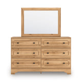 Aleaport Warm Brown Dresser and Mirror by Ashley at Eve Furniture