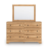 Aleaport Warm Brown Dresser and Mirror by Ashley at Eve Furniture