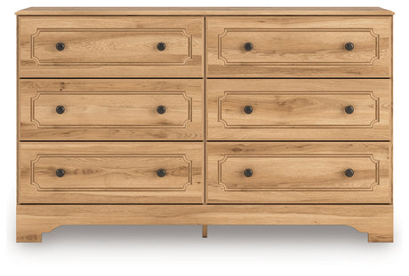 Aleaport Warm Brown Dresser by Ashley at Eve Furniture
