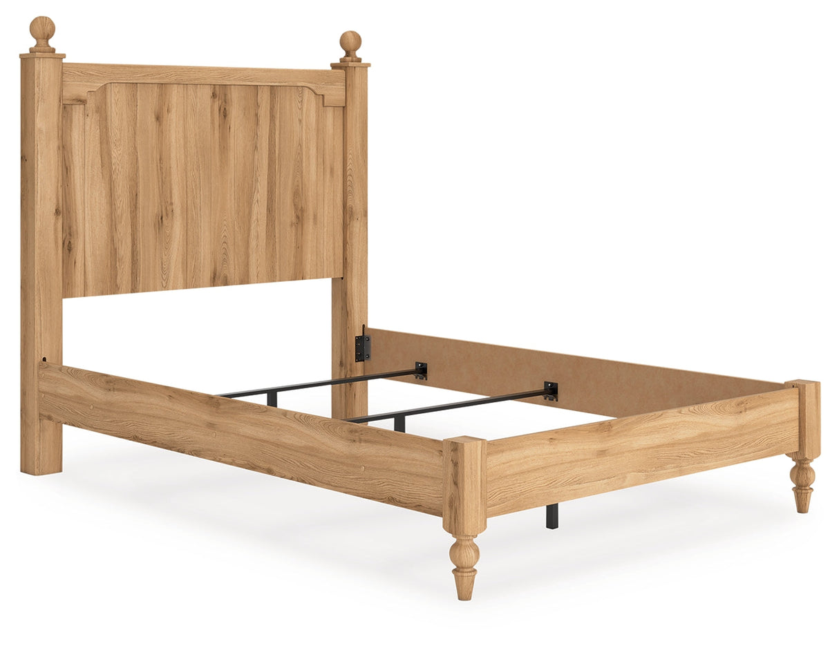 Aleaport Warm Brown Full Panel Bed by Ashley at Eve Furniture
