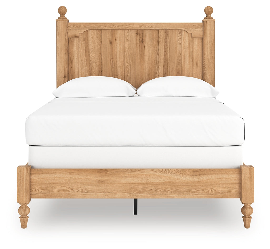 Aleaport Warm Brown Full Panel Bed by Ashley at Eve Furniture