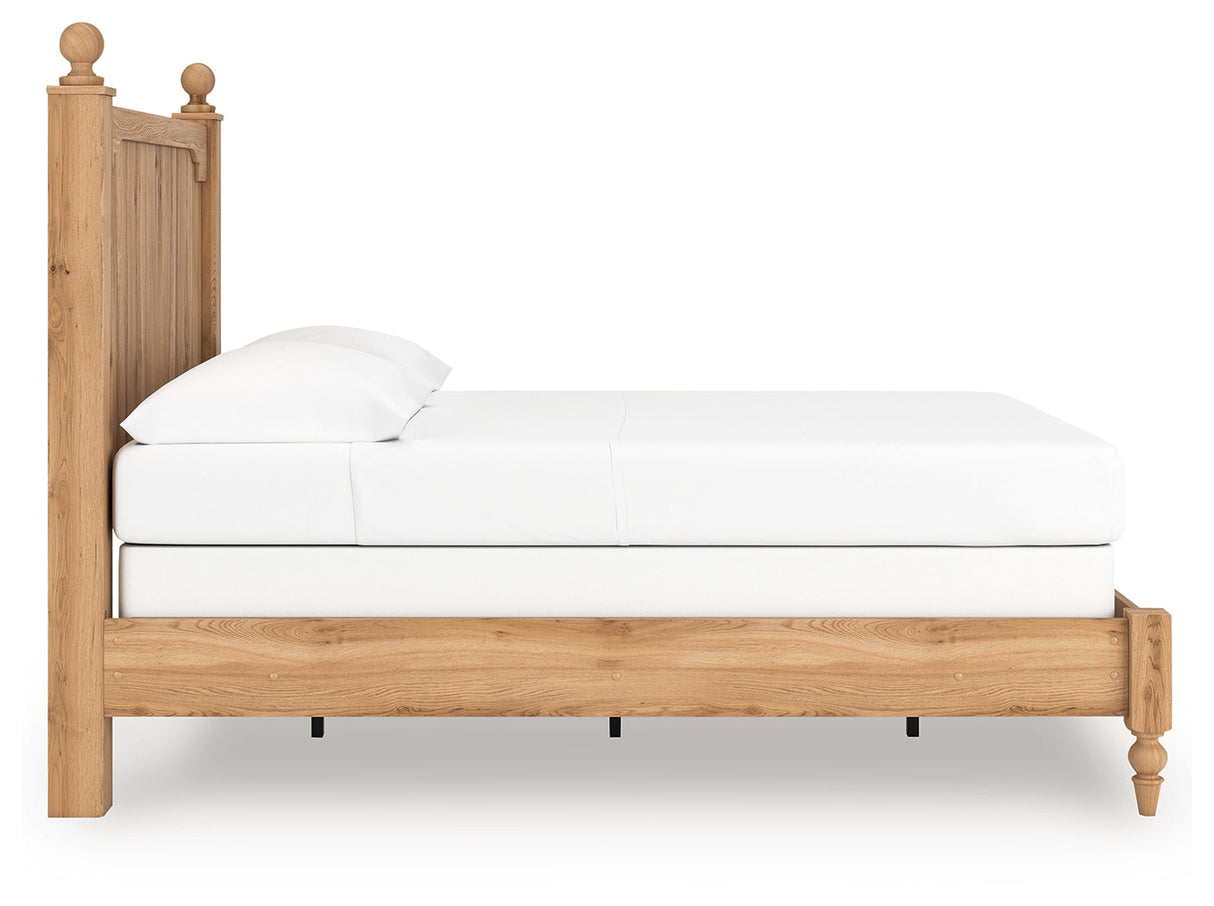Aleaport Warm Brown Full Panel Bed by Ashley at Eve Furniture