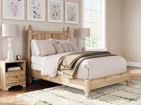 Aleaport Warm Brown Full Panel Bed by Ashley at Eve Furniture