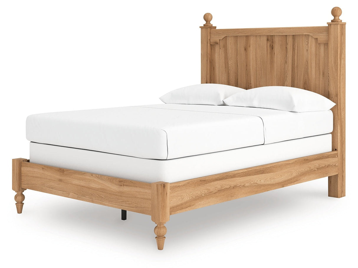 Aleaport Warm Brown Full Panel Bed by Ashley at Eve Furniture