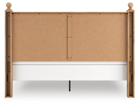 Aleaport Warm Brown Panel Bedroom Set by Ashley at Eve Furniture