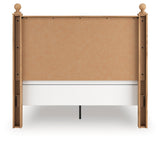 Aleaport Warm Brown Queen Panel Bed by Ashley at Eve Furniture