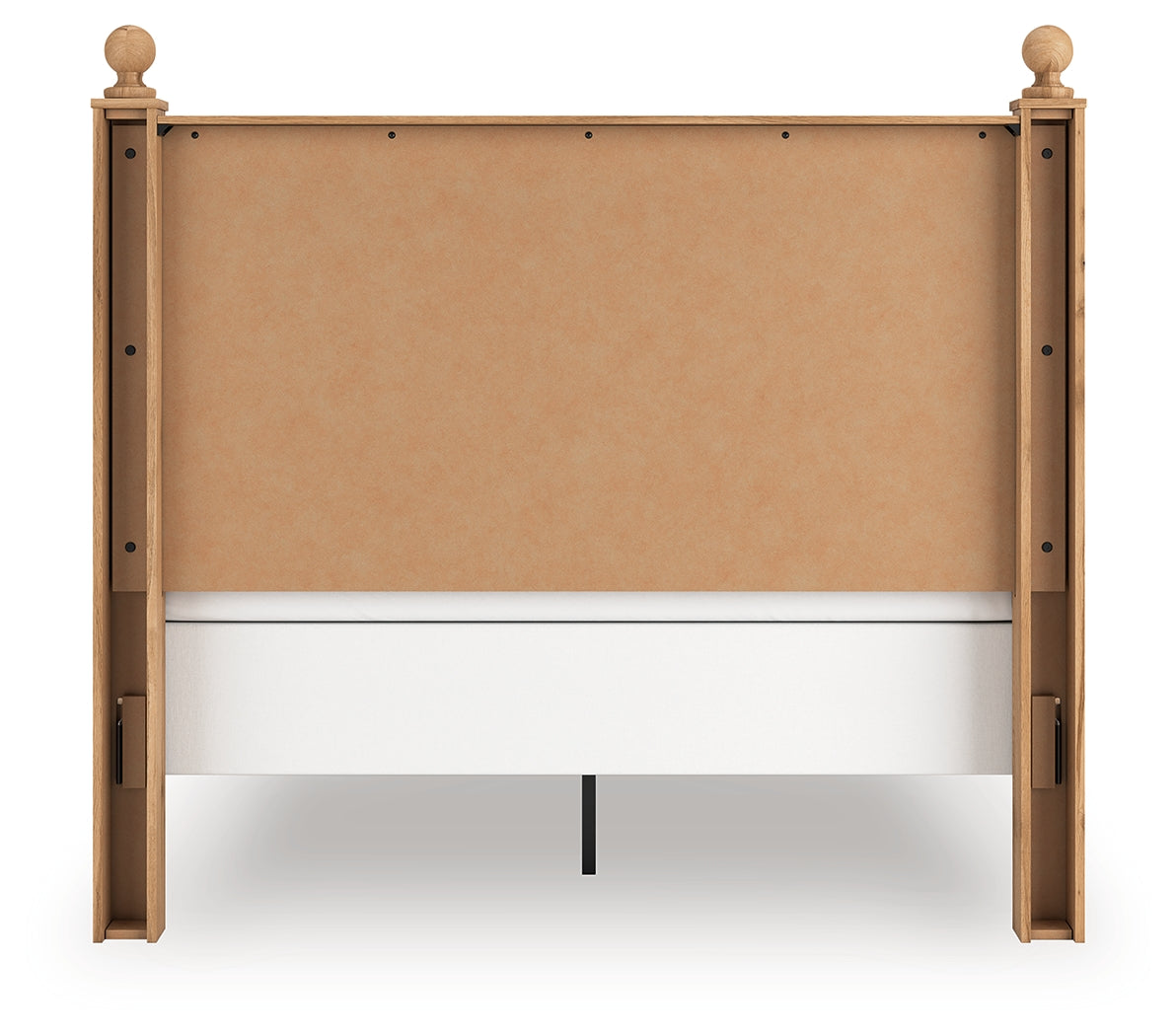 Aleaport Warm Brown Queen Panel Bed by Ashley at Eve Furniture