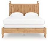 Aleaport Warm Brown Queen Panel Bed by Ashley at Eve Furniture