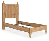 Aleaport Warm Brown Twin Panel Bed by Ashley at Eve Furniture