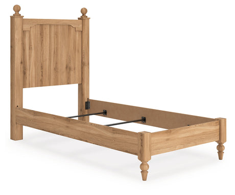 Aleaport Warm Brown Twin Panel Bed by Ashley at Eve Furniture