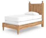 Aleaport Warm Brown Twin Panel Bed by Ashley at Eve Furniture