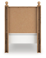 Aleaport Warm Brown Twin Panel Bed by Ashley at Eve Furniture