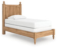 Aleaport Warm Brown Twin Panel Bed by Ashley at Eve Furniture