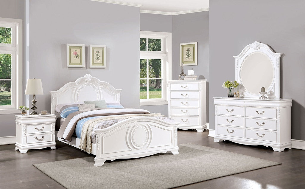 Alecia White 5-Piece Youth Bedroom Set by Furniture of America at Eve Furniture