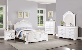 Alecia White 4-Piece Youth Bedroom Set by Furniture of America at Eve Furniture