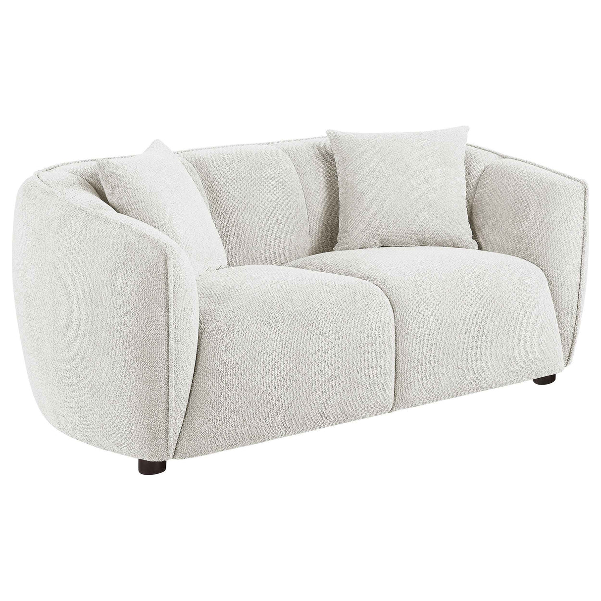 Aleisha Ivory 3-piece Chenille Upholstered Sofa Set by Coaster at Eve Furniture