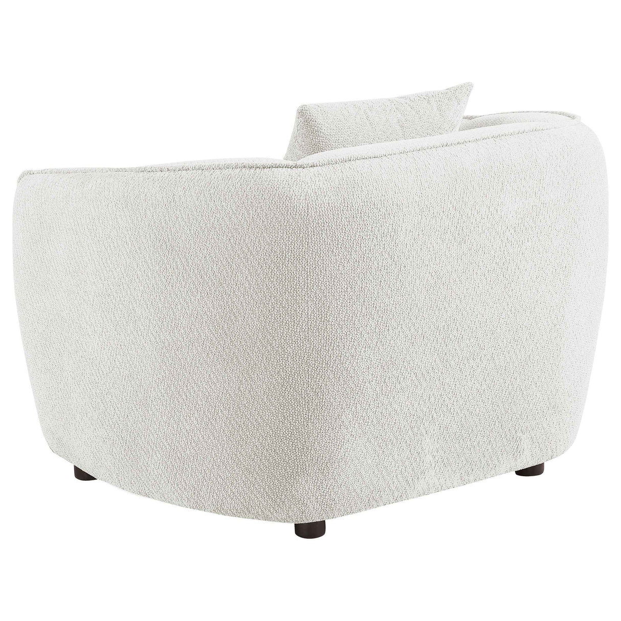 Aleisha Ivory Chenille Upholstered Accent Chair by Coaster at Eve Furniture