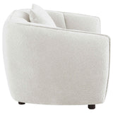 Aleisha Ivory Chenille Upholstered Accent Chair by Coaster at Eve Furniture