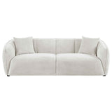 Aleisha Ivory Chenille Upholstered Sofa by Coaster at Eve Furniture