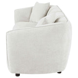 Aleisha Ivory Chenille Upholstered Sofa by Coaster at Eve Furniture