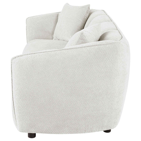 Aleisha Ivory Chenille Upholstered Sofa by Coaster at Eve Furniture