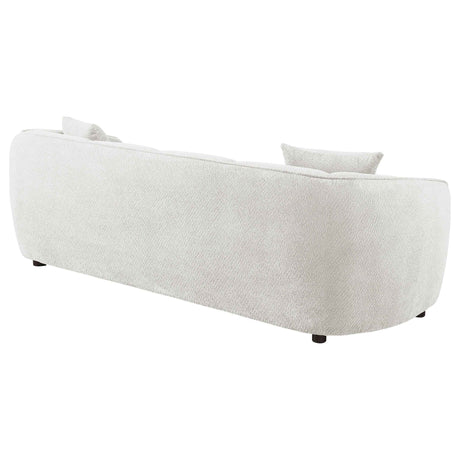 Aleisha Ivory Chenille Upholstered Sofa by Coaster at Eve Furniture
