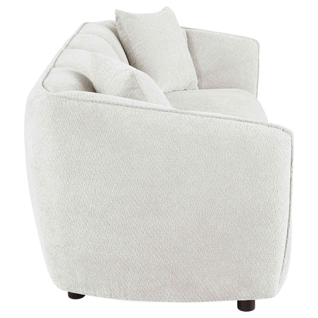 Aleisha Ivory Chenille Upholstered Sofa by Coaster at Eve Furniture