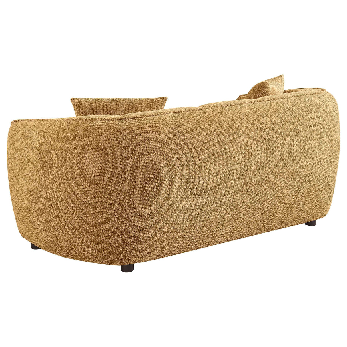 Aleisha Mustard Yellow 2-piece Chenille Upholstered Sofa Set by Coaster at Eve Furniture