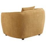 Aleisha Mustard Yellow 3-piece Chenille Upholstered Sofa Set by Coaster at Eve Furniture