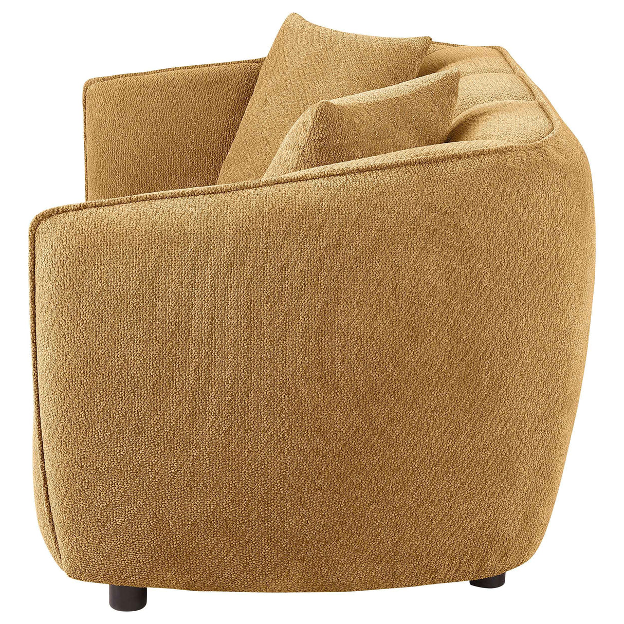 Aleisha Mustard Yellow Chenille Upholstered Loveseat by Coaster at Eve Furniture